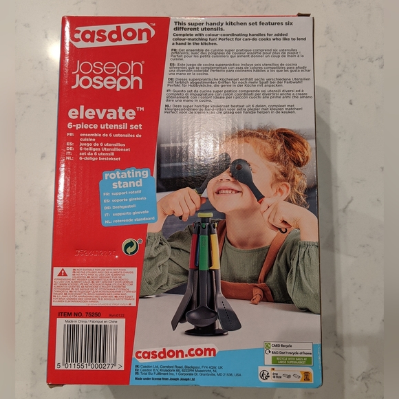New in box Casdon Joseph Joseph elevate utensil set - Picture 2 of 2